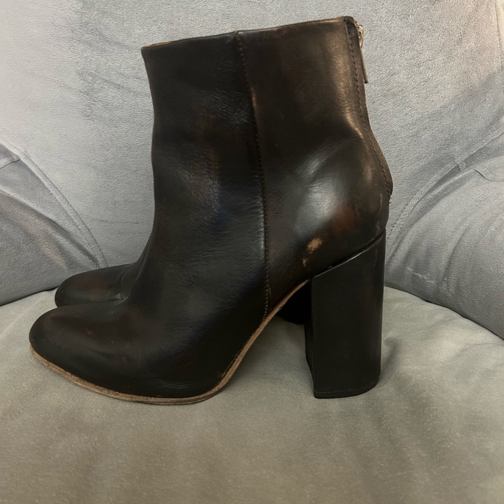 Freebird heels with zipper